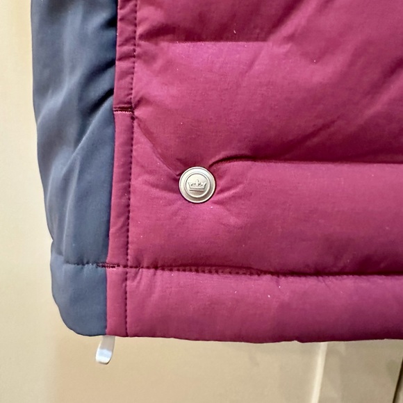 Peter Millar Burgundy and Gray Puffer Vest-L - Picture 5 of 7